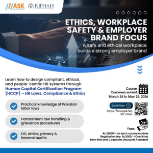 Ethics, Workplace Safety & Employer Brand Focus